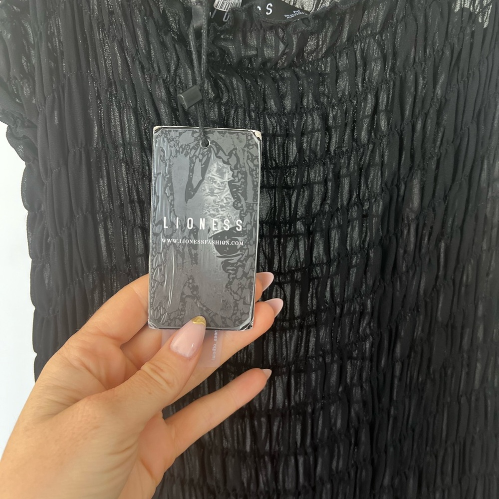 COPY - Women’s rouched, sheer, maxi dress Medium